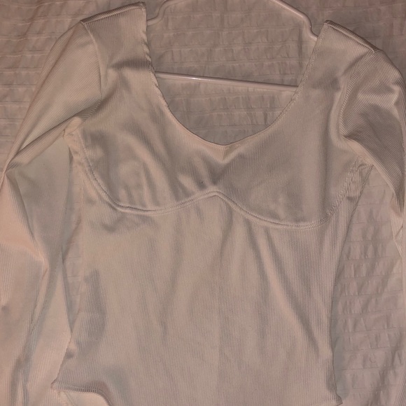 White long sleeve corset bodysuit - Picture 3 of 3